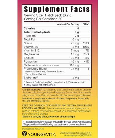 Hydration Supplements | Raspberry Electrolytes Energy Drink Mix | 60 Servings | Formerly GO Stik - Perfect Gift - Buy Online on GoSupps.com