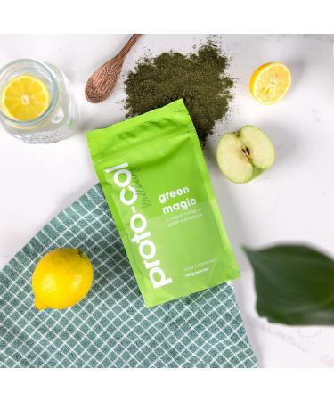 Proto-col Green Magic - Vegan Spirulina & Chlorella Super Greens Powder - 180g Pouch - Buy Online on GoSupps.com