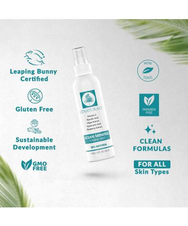  OZNaturals TOPJESS Witch Hazel And Vitamin C Facial Toner For Women and Men - Anti-Aging and Hydrating Toner For Face With Glycolic Acid and Hyaluronic Acid - 4 Fl Oz - Buy Online on GoSupps.com