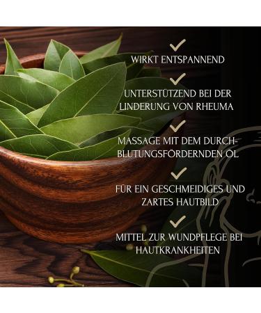 MYSECRETOIL 30ml Laurel Oil - 100% Natural Massage Oil for Rheumatism & Skin Diseases - High-Quality Essential Oil - Buy Online on GoSupps.com