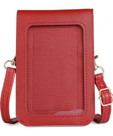 Buy Red Single Shoulder Pouch with Clear Window for Tandem t:Slim X2 Insulin Pump - International Shipping Available - Buy Online on GoSupps.com