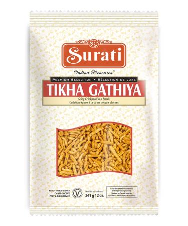 Surati Tikha Gathiya 341g (Pack of 15)