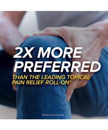 AleveX Pain Relieving Lotion Rollerball 2.5oz - Targeted Relief with Deep Pressure Massage Applicator - Buy Online on GoSupps.com