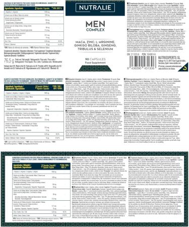 TESTOPLUS Powerful Man - Performance Energy Resistance - Extra Strong Male Complex - Strong Dosage of Maca Tribulus Terrestris L'Arginina Ginseng Ginkgo Biloba | 90 NUTRALIE Capsules - Buy Online on GoSupps.com