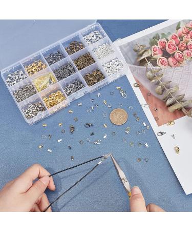 PandaHall 1800 Pcs Jewelry Finding Kit | Cord Ends, Clasps, Jump Rings | DIY Craft Making Set | Earring Bracelet Necklace Pendant Supplies - Buy Online on GoSupps.com