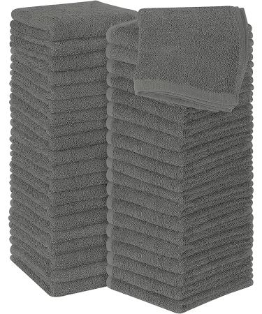 Simpli-Magic Towels, 12x12 Washcloths, Gray 24 Count