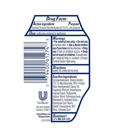 Buy Degree Women's Motion Sense Stress Control Deodorant - 2.6 oz | International Shipping Available - Buy Online on GoSupps.com