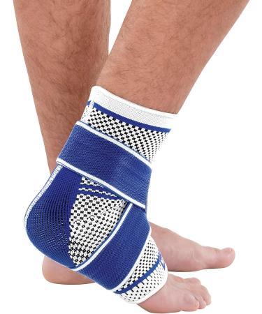 Nutrics Active Foot Support - Unisex Ankle Support with Functional Padding & Belt System - Size S - Buy Online on GoSupps.com