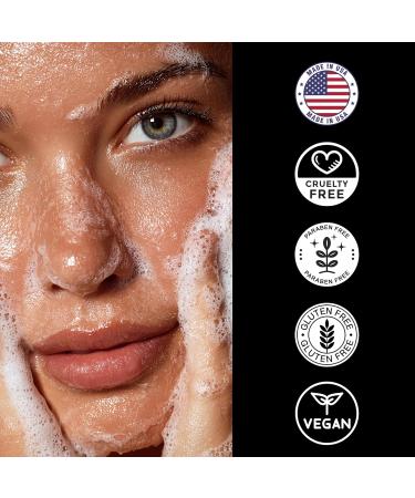 Bargain Beauty Brands Foaming Facial Cleanser with Willow Bark and Licorice Extracts - Vegan Paraben Free 140 ml 5 fl oz - Buy Online on GoSupps.com