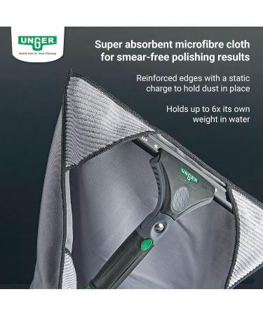 Unger ErgoTec NINJA Advanced Kit 4in1 for window cleaning Green 6x18 (AKN12) 1 count (Pack of 1) Professional - Buy Online on GoSupps.com