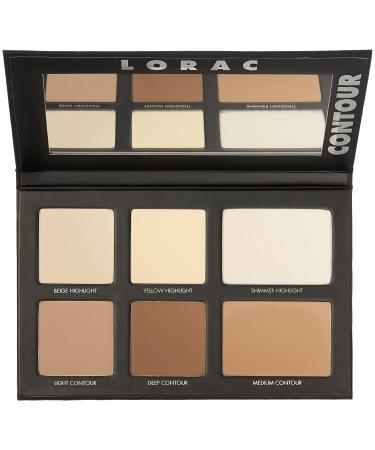 LORAC PRO Contour Palette & Brush Set | Sculpting Powders & Highlighter Kit | Compact Mirror Included - Buy Online on GoSupps.com