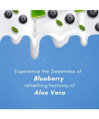 Blueberry and Aloe Vera Body Lotion Alcohol Free and Paraben Free with Blueberry and Aloe Vera Scent made with Emollients Vitamin E Vitamin B5 & Natural Extracts 16.9 Fl Oz Blueberry & Aloe Vera 16.9 Fl Oz (Pack of 1) - Buy Online on GoSupps.com