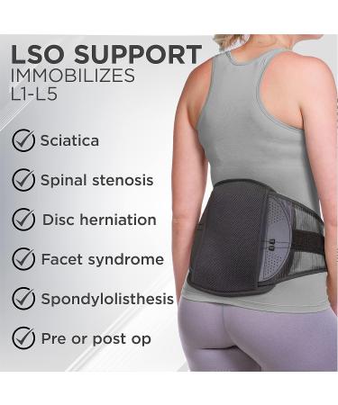 Buy BraceAbility Spondylolisthesis Back Brace - Lumbar Corset for Lower Back Pain & Spinal Support (Size S) - International Shipping Available - Buy Online on GoSupps.com