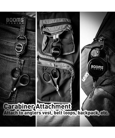 Booms Fishing RG1 Fly Fishing Zinger Retractor Set - 3pcs Black - Buy Online on GoSupps.com