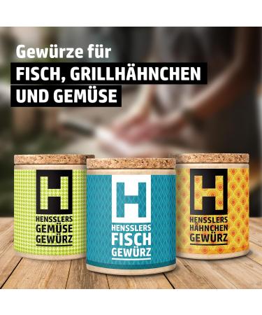 Henssler's 6 Series BBQ Set - Premium Spice Blends for Meat Fish Chicken & Vegetables | Ideal for Grilling Roasting & Marinating | 50g - Buy Online on GoSupps.com