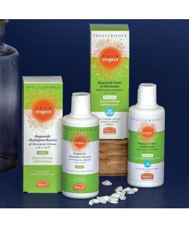  Helan Helan Vogliadisole Respect Moisturizing After-Sun Lotion - Refreshing After-Sun Cream for Face and Body Skin with Hyaluronic Acid Raspberry and Watermelon Oil and Vitamin E - - Buy Online on GoSupps.com