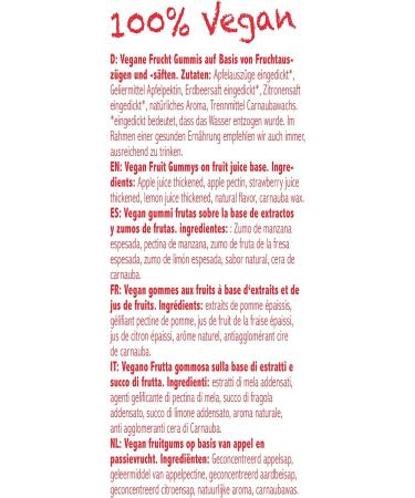  Seitenbacher Seitenbacher 100% Vegan Fruit Hats Strawberry Pack of 10 (10 x 85g) - Buy Online on GoSupps.com