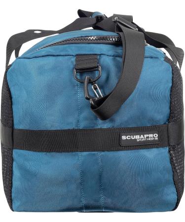 SCUBAPRO Sport 95 Mesh Dive Bag with Double Duffel Straps and Adjustable Shoulder Strap for Scuba Diving Gear, Denim Blue Color Fabric - Buy Online on GoSupps.com