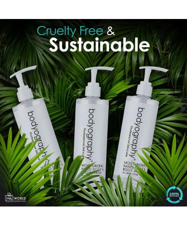 Bodyography Blanc Pump Bottle - Deep Moisture Body Wash & Hand Soap for Dry Skin | Shop Internationally - Buy Online on GoSupps.com