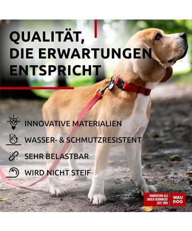 Waudog Waterproof Adjustable Dog Collar - Perfect for Big Medium and Small Dogs | Stylish & Durable Puppy Collars - Buy Online on GoSupps.com