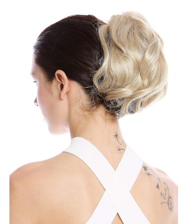 WIG ME UP 1028-V-22 | Short Wavy Blonde Hairpiece Braid Ponytail (20 cm) - Voluminous Ash Blonde Style for International Shipping - Buy Online on GoSupps.com