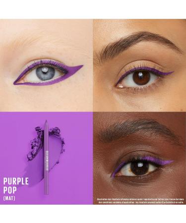 Maybelline New York - Tattoo Effect Eye Gel Pencil - Waterproof & 36h Hold - Tattoo Liner - Shade: Purple Pop - Buy Online on GoSupps.com