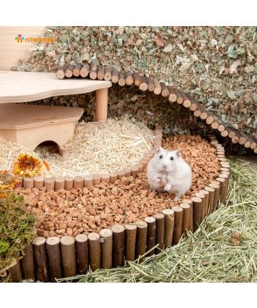 Nitangel Natural Coconut Hamster Litter | Eco-Friendly Pet Litter for Dwarf Hamsters Gerbils Mice & Small Animals - OAK Granula 8-10mm - Buy Online on GoSupps.com