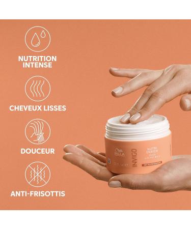 Wella Professionals Invigo Nutri Enrich Nourishing Anti-Frizz Mask with Oleic Acid and Goji Berries - Restores Dry Damaged Hair - Buy Online on GoSupps.com