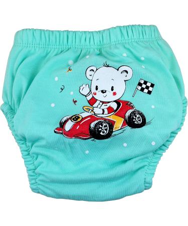 Ozyol Trainer Trousers for Droplet Training | 6 Pack Reusable Learning Diapers | Baby Underwear for Easy Toilet Training | 90 Bear Design for Boys - Buy Online on GoSupps.com