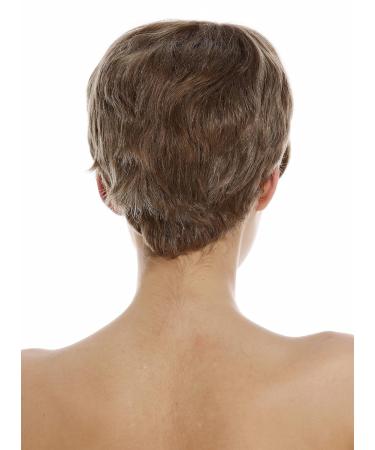 WIG ME UP DW3107 HH-18 Short Wavy Human Hair Wig for Women & Men - Light Brown Golden Bowl Cut - Buy Online on GoSupps.com