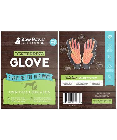 Raw Paws Soft-Tip Pet Grooming Gloves for Dogs & Cats - Deshedding Glove for Cats and Dogs - Buy Online on GoSupps.com