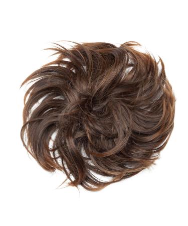Thick 80g Large Hair Tie Extensions | Voluminous Messy Bun Updos - Auburn Mix Hair Extensions - Buy Online on GoSupps.com