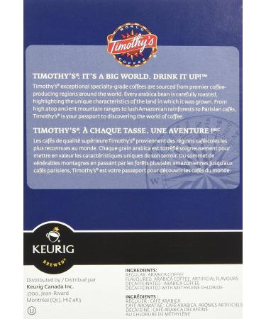 Timothy's World Colombian La Vereda Coffee K-Cups for Keurig Brewers 96 Count La Verada - Buy Online on GoSupps.com