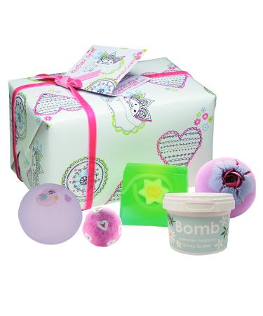 Bomb Cosmetics Festival Spirit Handmade Wrapped Bath & Body Gift Pack Contains 5-Pieces 550 g 5 Count (Pack of 1) Festival Spirit