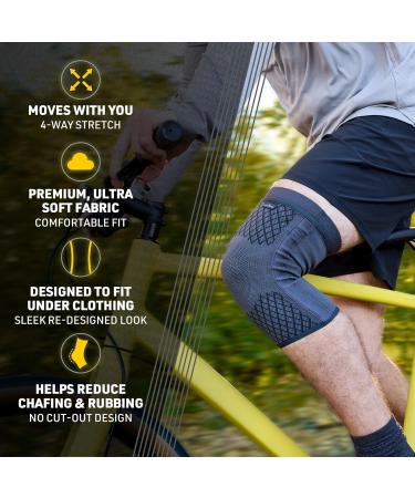 Futuro Premium Compression Knee Sleeve with Stabilizers - Medium - Buy Online on GoSupps.com