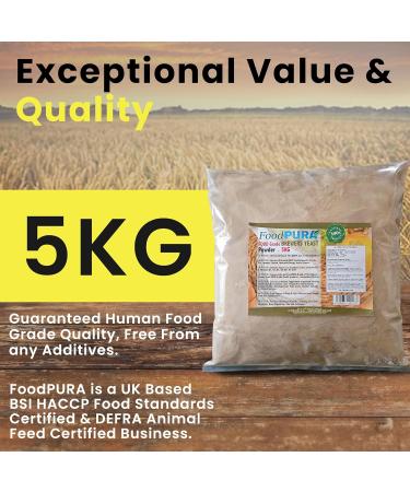 Food PURA Brewers Yeast Powder 5KG - use with Horses Ponies Vitamin B E & H for Pets and Animals - For Healthy Skin and Coats - also Human FOOD Grade! - Buy Online on GoSupps.com