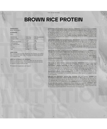 Bulk Brown Rice Protein Powder Vegan Protein Shake Unflavoured 500 g Unflavoured 500g - Buy Online on GoSupps.com