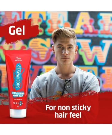 Wella Shockwaves Ultra Strong Power Hold Gel 200ml (Pack of 2) 200 ml (Pack of 2) - Buy Online on GoSupps.com