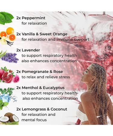 Cleverfy Shower Steamers - 12 Aromatherapy Shower Bombs with Essential Oils | Peppermint, Lavender, Vanilla & More - Buy Online on GoSupps.com
