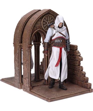 Shop Nemesis Now Official Assassins Creed Altair & Ezio Library Gaming Bookends | Resin 24cm - International Shipping - Buy Online on GoSupps.com