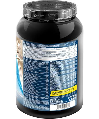 Buy Ironmaxx 100% Whey Protein Powder - Latte Macchiato 900g | Water-Soluble Low Sugar Various Flavors | International Shipping Available - Buy Online on GoSupps.com