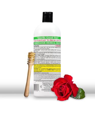 Cowboy Magic Rose Water Shampoo 32oz - Gentle Cleansing for Soft & Shiny Hair - Buy Online on GoSupps.com