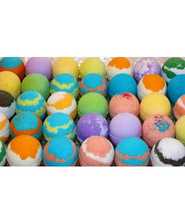 Kay's Bath Bombs Gift Set - 12 Pack, Assorted Scents - Made in USA with Shea & Mango Butter, Essential Oils - Moisturizing Fizzies for Dry Skin - Buy Online on GoSupps.com