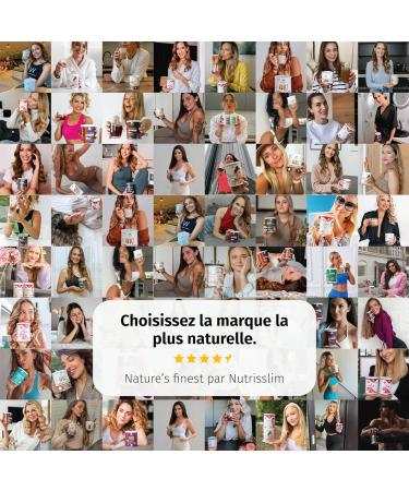 Nature's Finest by Nutrisslim Plant Vegan Collagen Powder With Hyaluronic Acid - Vitamins For Women - Normal Collagen Synthesis Cellular Protection Against Oxidative Damage - Buy Online on GoSupps.com