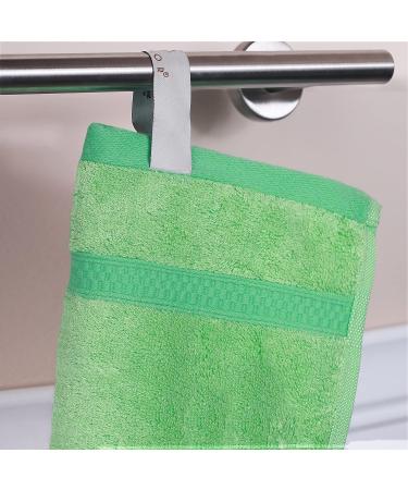 Hotel & Spa Quality Bamboo/Cotton Hand Towels - Set of 6, River Blue, 16x30 - Super Soft & Absorbent - Buy Online on GoSupps.com