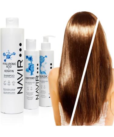 NAVIR Professional | Sulfate and paraben free mask with hyaluronic acid and chia oil - 200ml - Buy Online on GoSupps.com