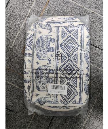 Waterproof Travel Toiletry Bag Organizer for Women - Elephant Design - Buy Online on GoSupps.com