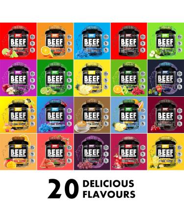 NXT Nutrition Beef Protein Isolate Powder - High Natural Amino Acids - 1.8kg Cherryade - Paleo Keto Friendly - Dairy & Gluten Free - Buy Online on GoSupps.com