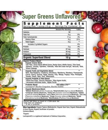 Country Farms Super Greens Alkalizing Formula - Unflavored 10.6 oz (300 g) | Healthy Greens Powder - Buy Online on GoSupps.com