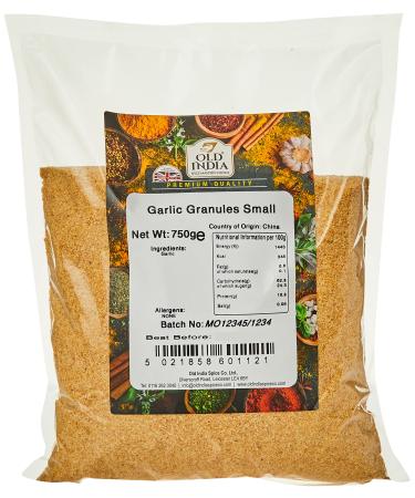 Old India Garlic Granules Small 750g 750 g (Pack of 1)